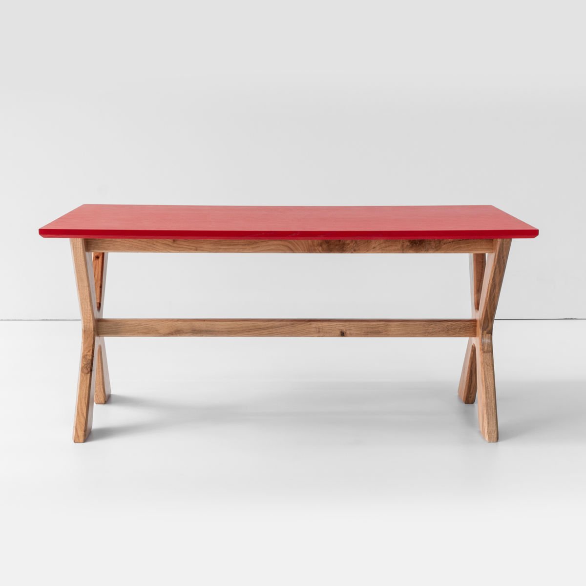 Gar Sehpa - 100x50 cm Kırmızı Amerikan Lake