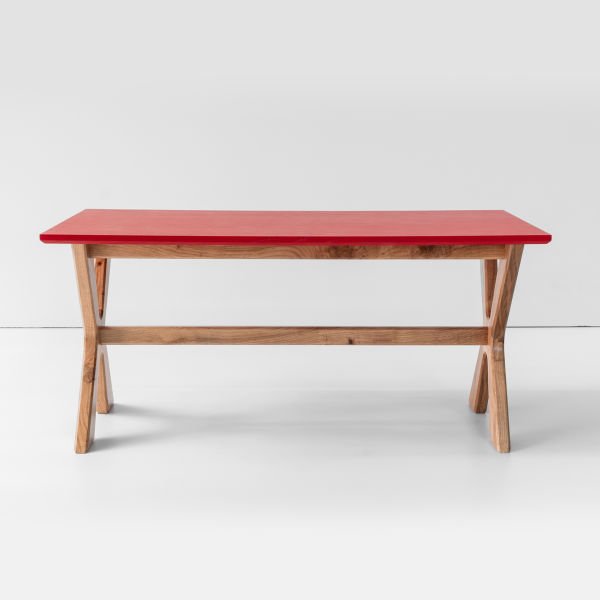 Gar Sehpa - 100x50 cm Kırmızı Amerikan Lake