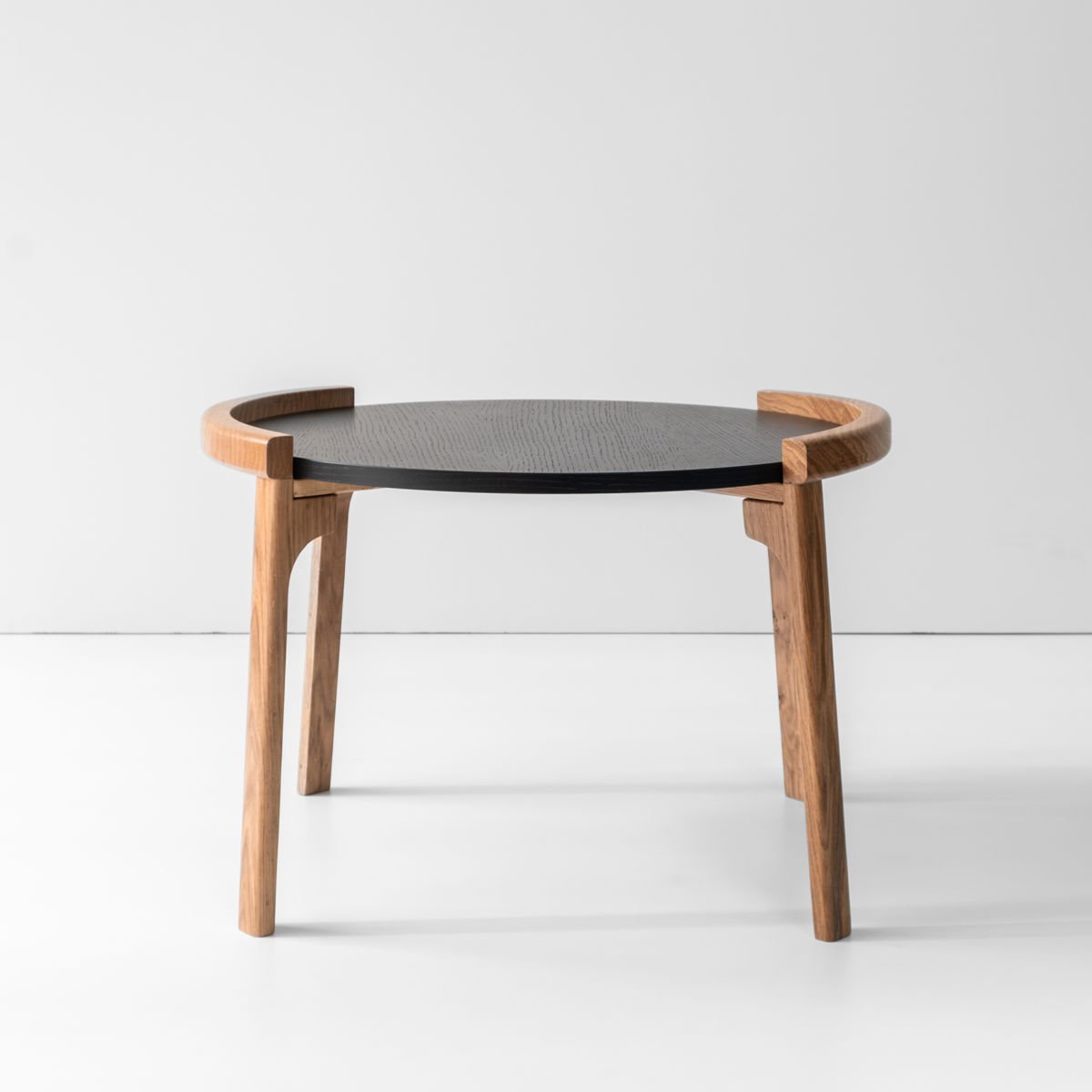 Organik Sehpa - 65 cm Siyah Amerikan Lake